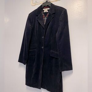 NWOT Tommy Hilfiger Women’s Stretch 
Cudrory Over Coat In Navy Blue Size 14.